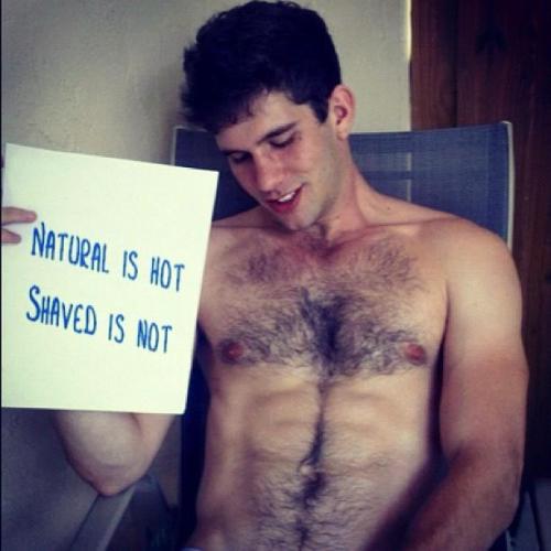 Not is shaved is natural hot 37 Men