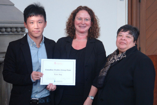Canadian Studies essay prize for Eric Ing