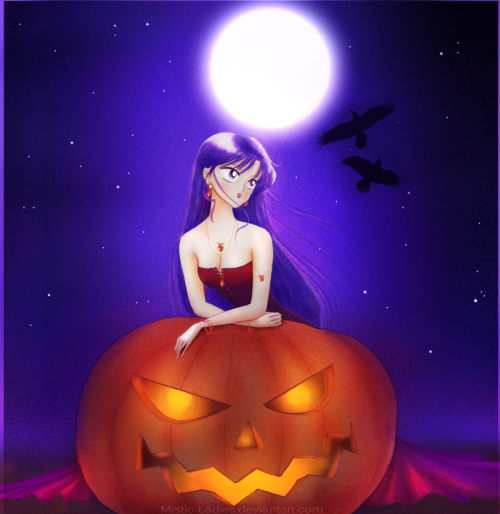 girlsbydaylight:

Sailor Moon - Happy Halloweenby *Mistic-Ladies