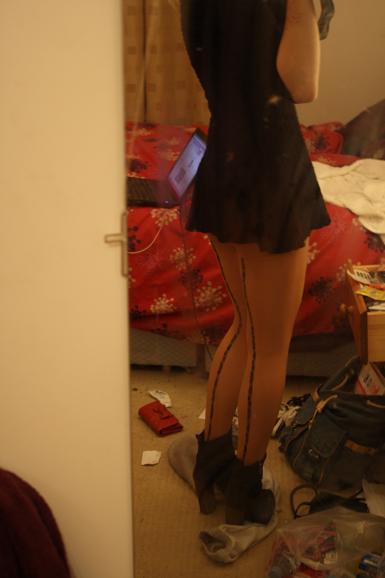 new tights and fav dress :3