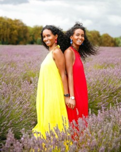 welovenappyhair:  Ethiopian &amp; Eritrean Twins @being__her
