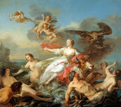 masterpiecedaily:  Jean-Baptiste Marie Pierre The Rape of Europa 1750