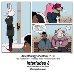 Interludes 8 comes out next Friday! It&rsquo;ll contain two male-to-female, and one female-to-male TFTG&rsquo;s.You can find a bunch of previews and WIP’s in the comic tag!