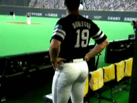 collegebrojock:  Baseball pants can get a little tight - but they sure do keep everything in place.