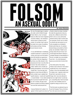 spacepupx:  Folsom: An Asexual Oddity. My very first pilgrimage to explore the wider world of fetish through Folsom Berlin, a trip I’ve heard about so often but never imagined I would be making. I am naturally a hermit when it comes to social events,