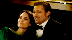 drewj6ft7:   Throwback to the time Angelina Jolie leaned up against Brad Pitt at the Oscars in 2009 as Jennifer Aniston presented the nominees  her shady ass 