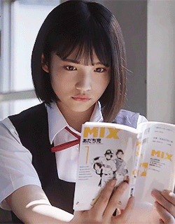 akb48love:  Yahagi Moeka ☆ Adachi Mitsuru's ‘Mix’ CM