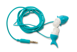 mentalflossr:  Line of Novelty Headphones Lets You Put Sharks and Rubber Ducks in Your Ears