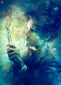 jusdou:  annadittmann: &ldquo;Geronimo&rdquo; Just saw the Day of the Doctor the other night. Fantastic! Even spotted a Matt Smith lookalike in the theater :D Had to get some Doctor who out of my system. annadittmann.com