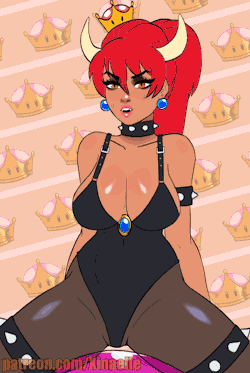 BowsetteNew try with animation - Bowsette on exercise ball   ლ(ಠ_ಠ ლ)    Patreon | DeviantArt  