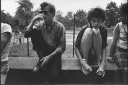 californicatlon:  theniftyfifties:  Teenagers in Brooklyn, summer of 1959.   