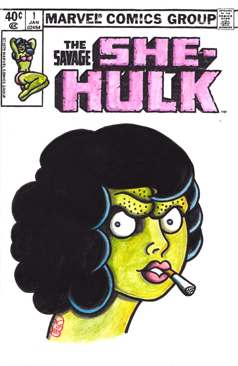 She-Hulk : Comix Gone Rogue series 4 DIY custom covers! My tumblr