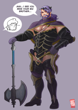 doctor-anfelo:  male version of  camilla  from fire emblem fates this was a joke with my bf about how could look camilla if was a man and we both agreed that he’ll be a bara man 