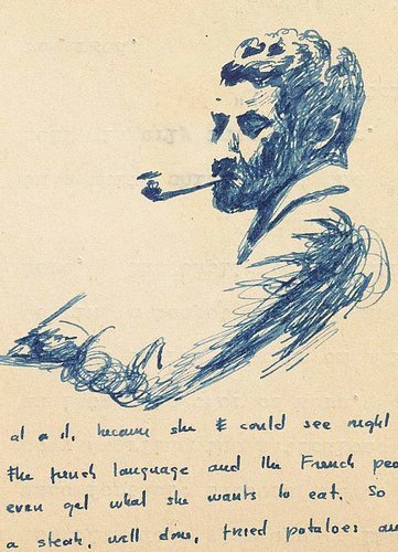 explore-blog:

A newly discovered trove of William Faulkner’s writings and illustrated letters, the best thing since his long-lost only children’s book.

Oh my stars, this is exciting!