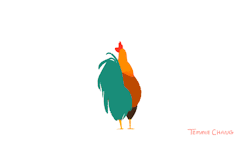 temmiechang:animated a rooster for animonthly thing on twitter