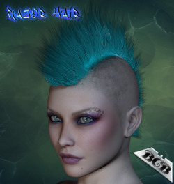 Versatile Mohawk hair for your characters! Lots of color MATS and fit poses. Morphs - FrontDown HairBushy HairLong HairNarrow HairShort HairWide WindyBack WindyFront WindyLeft WindyRight PBMHiro4Fit Michael4Fit Michael6Fit Victoria6Fit Aiko4Fit Genesis1Fi