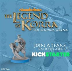 korranews: Kickstarter for The Legend of Korra: Pro-bending Arena announced! Really exciting news: IDW Games has announced the official funding campaign for the upcoming Pro-bending Arena table-top game, coming to your local pro-bending arena September