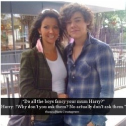 I LOVE when boys talk about or get protective over their moms! ☺