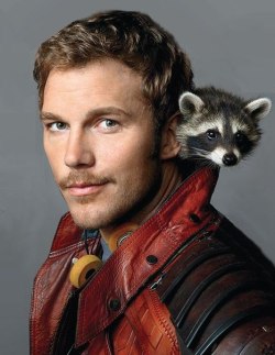 wecansexy:  cancerously:  hatver:  photo by martin schoeller  I can’t stop looking at this and laughing because when asked about these photos during his appearance on Jimmy Kimmel Live, he talks about how the first raccoon they used for this shoot