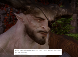 bubonickitten:  Dragon Age: Inquisition + text posts I can’t sleep, so I decided to do this instead. I’ll be doing more at some point I’m sure because I won’t be content until I run this meme right into the ground. More DA text post memes: Marian