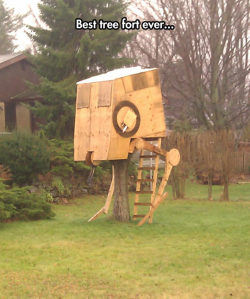 The power of imagination (Modelled after the All-Terrain Scout Transports of Star Wars)
