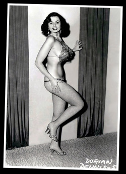 Dorian Dennis         aka. “Burlesque’s Most Beautiful Girl”..From of a larger photo series taken by Irving Klaw..