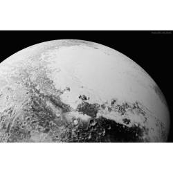 Pluto from above Cthulhu Regio #nasa #apod #pluto #planet #dwarfplanet #newhorizons #spacecraft #cthulhu #regio #solarsystem #science #space #astronomy