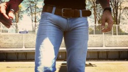 leightonlarsen:  littletimbennett:  &ldquo;SINCE I WAS 13, I’V ALWAYS BEEN ABLE TO ‘FILL-OUT’ THE FRONT OF MY JEANS!..ALL THE FAGGOTS CHECK-OUT MY PENIS BULGE, BUT I DON’T CARE…JUST SHOWS THEM I’M THEIR SUPERIOR!!&rdquo;  A bulge to worship