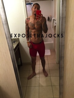 xposethajocks:  Deon Long for ETJxposethajocks.tumblr.comFollow my Twitter for his videos! Or email me today! 