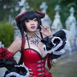 yayacosplay:  First photo release from a recent shoot: Eliza - Tekken Revolution!  Definitely felt like the Emo kid on the Block that day….  Costume made by me, photographed by Brian Boling  Wanna know how I made this costume? Read my construction notes
