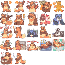 frantasylife:  All the telegram stickers I’ve done so far. Some are for me, some are commissions!You can download my telegram sticker pack here if you want: https://telegram.me/addstickers/Franook