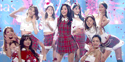 james-because-i-dont-know:  Merry Christmas and Happy Holidays!!!! gif made from/credit:  Nine Muses - Santa Baby @131220 KBS Music Bank Christmas Special 
