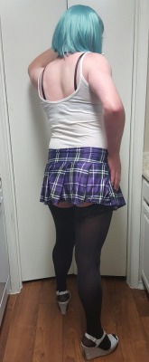 sissy-melissa-nsfw: sissy-melissa-nsfw:  Some more pictures of last night. I felt so naughty. Mistress did an amazing job disciplining me. Still have cane marks on my back side this morning. Let me know what you think of my outfit. And of course reblogs