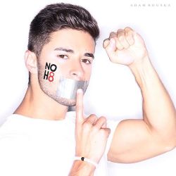 falarich:  jakemiller: I teamed up with @noh8campaign to take a stand against bullying. You’re beautiful inside and out and never let anyone tell you differently 💪 