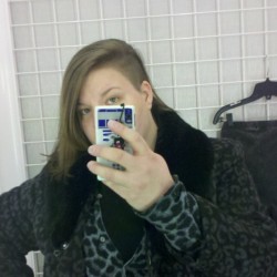 natagunn:  Better photo of my haircut! Sort of. Shout out to brightly lit changing rooms.