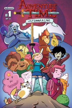 fuzzmonky:  All the covers so far!! For issue 1 of Fionna and Cake 