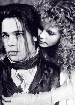 Immortal love (Brad Pitt as Louis de Pointe du Lac and Kirsten Dunst as Claudia in “Interview with the Vampire”, 1994)