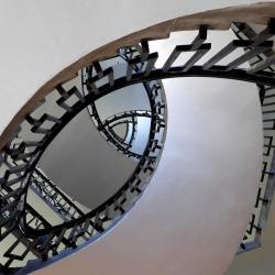 theimportanceofbeingmodernist:  Spiral Staircase at George Loveless House, London by Berthold Lubetkin. © 2016 Alex James Bruce The Importance of Being Modernist : Facebook | Twitter | Instagram 