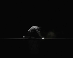 mymodernmet:  Nuance by Marco-Antoine Locatelli Gifs of an amazing light and movement performance featuring dancer Lucas Boirat. The interpretative performance presents a push and pull between the human silhouette and a shape-shifting abstract energy.