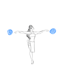 unidentifiedspoon:  so these sketches of ballet waterbending frickin EXPLODED and a lot of people seemed to want it animated SO. i give you extremely sketchy animations of katara, prima ballerina 