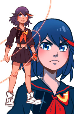 kellyykao:  My KLK zine, TILL I DIE, is completely sold out now so I thought I’d post a few pages that were exclusive to it! Thank you everyone who got a copy and supported me! Kill la Kill will always have a special place in my heart :’)   x///x