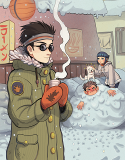 osatokun:Picture I drew for naruto fan calendar few months ago. Finally can post it yay