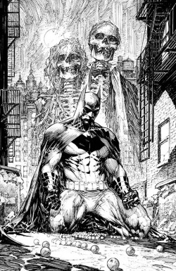 xombiedirge:  Batman Black and White #1 by Marc Silvestri 