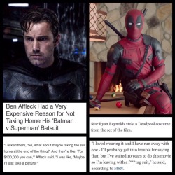 gokuma:  ohmygil:  superherofeed:  Batman vs Deadpool   Lawful Good vs Chaotic Neutral  “I wanted to put a reference to masturbation in one of the scripts for the Sandman.  It was immediately cut by the editor. She told me,  “There’s no masturbation