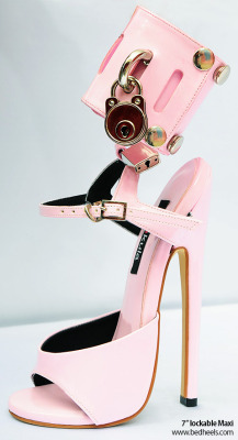 charmcitybeaver:  I want these. I want to be in these. I want to be locked in these pink heels.  High holy fuck i must have these an wear them 24/7. Have matching pink chastity belt,corset extr tight of course posture collar, lipstick an hot pink painted