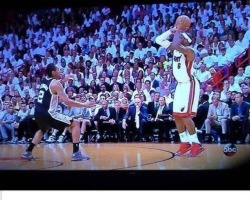-heat:  chuasdfghjkl:  Here’s a proof that the refs screwed the San Antonio Spurs during Game 6 of the NBA Finals which could have been Tim Duncan’s 5th NBA Championship and could seal his legacy as the best power forward in NBA History. We can see