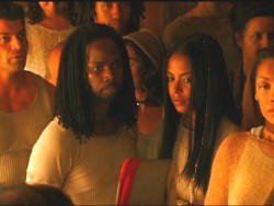 throwbackmovie:  Aaliyah as Zee in THE MATRIX REVOLUTIONS – 2003Zee was originally played by Aaliyah who died in a plane crash on August 25, 2001 before filming was complete, requiring her scenes to be reshot with actress Nona Gaye.