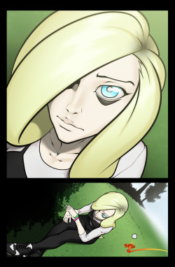 reabaultart: Some pages from Siofra’s introduction. I like her quite a bit, she’s very different to draw than Pleur. Check out the Webcomic, updates twice a week - http://reabaultart.tumblr.com/webcomics 