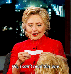 lesbiansandhillary:  hillarydiane: Hillary Clinton reminds us of one of the creepiest things Donald Trump has ever said on Jimmy Kimmel Live HOW THE FUCK WAS THIS A HARD DECISION FOR SOME PEOPLE??????? 