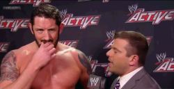 pride-of-england:  More caps here Watch the Video: Wade Barrett needed a wake-up call: WWE App Exclusive  Walking Sex Appeal!